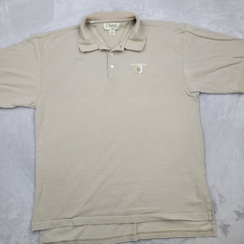Royal Melbourne Shirt Mens Extra Large Vintage Golf Polo  Performance Club Adult